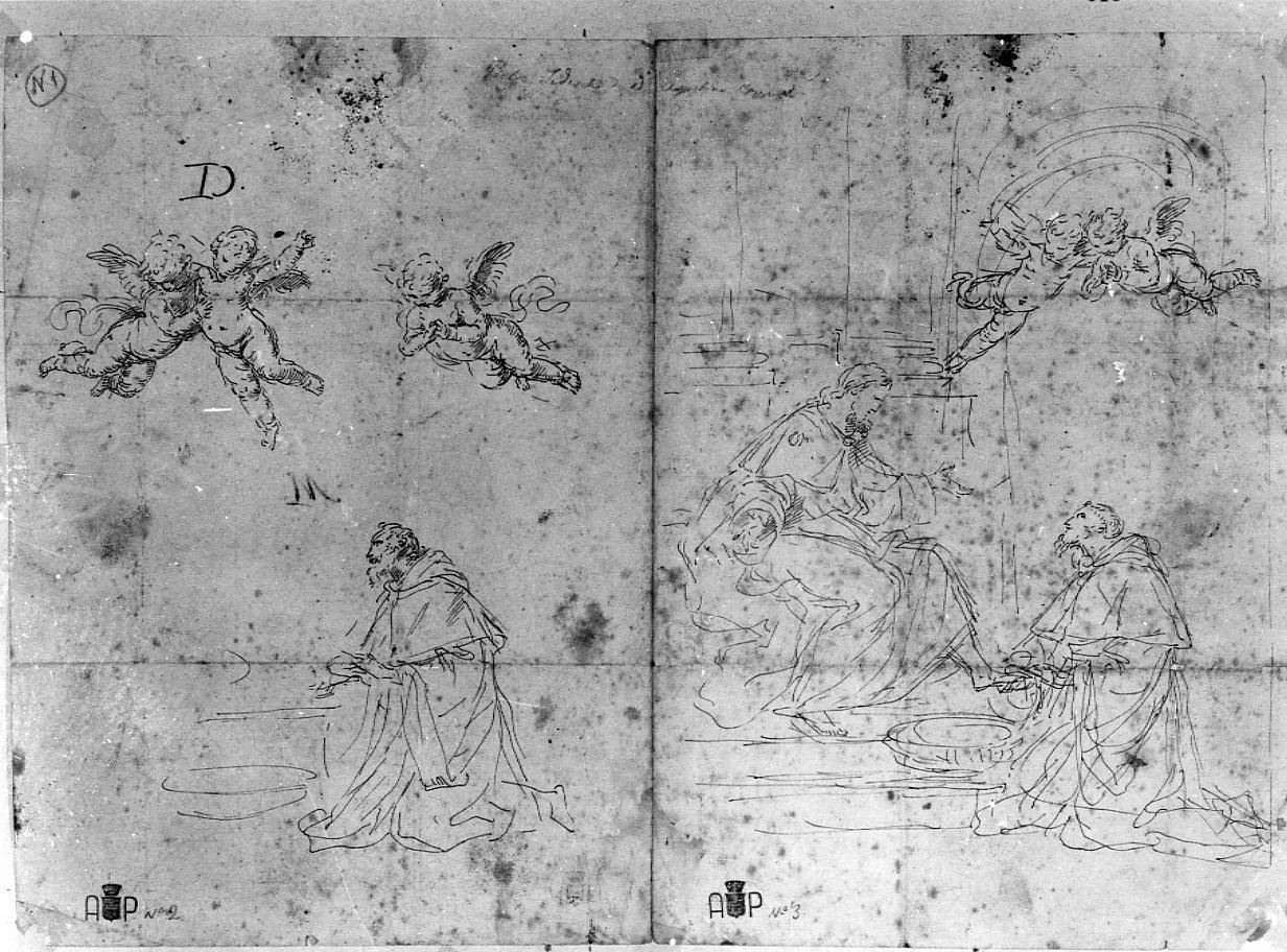 Sant'Agostino lava i piedi di Cristo nelle vesti di pellegrino - Pinacoteca Civica, Ascoli Piceno